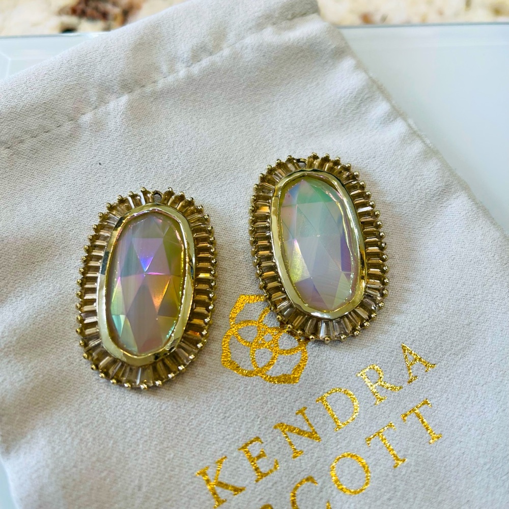 Kendra Scott Iridescent Agate Prototype earrings